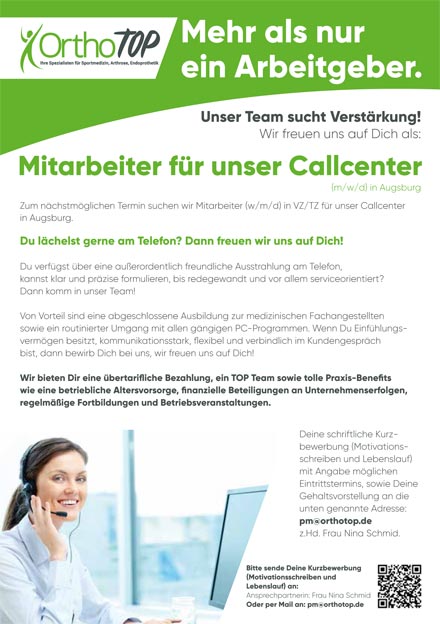 Mitarbeiter Callcenter